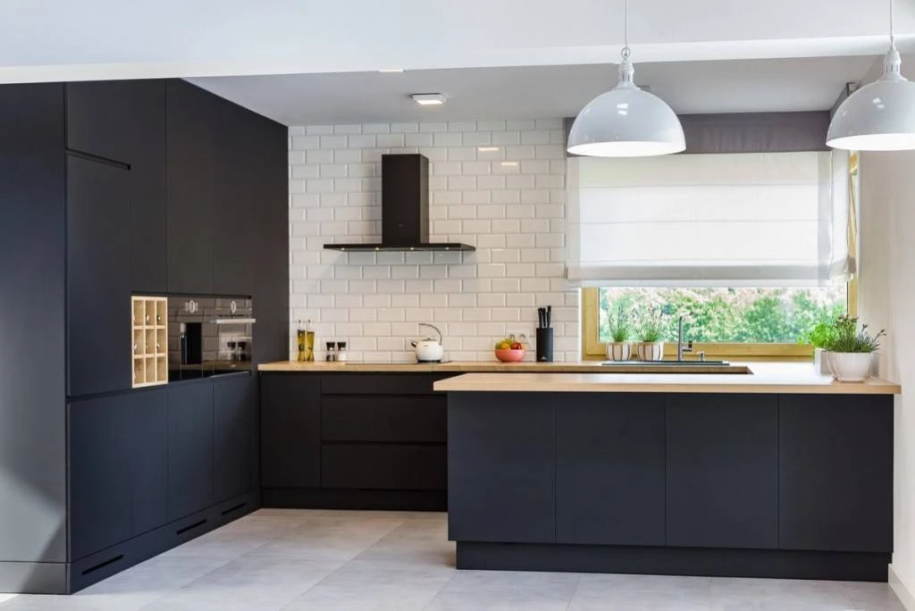 Customized Matt Lacquer Kitchen Cabinet